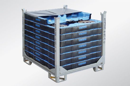 Twin-Sheet-Paletten für Rungengestelle