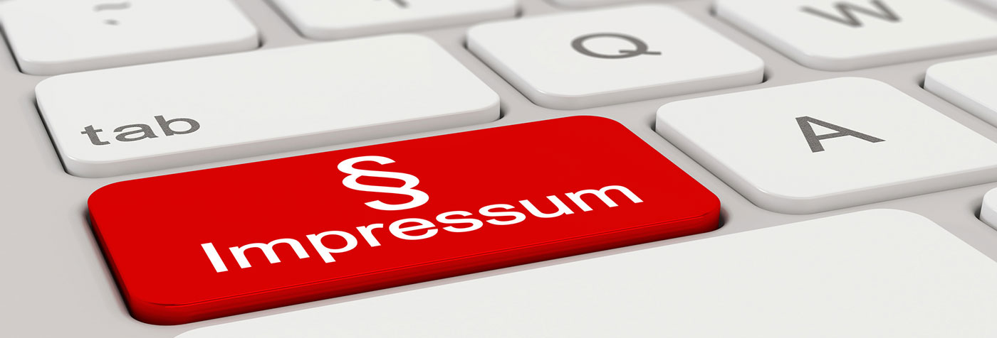 Impressum splash screen